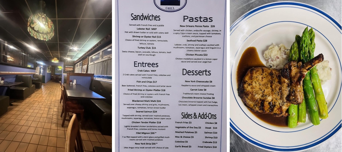 Blue Mountain Grill Menu